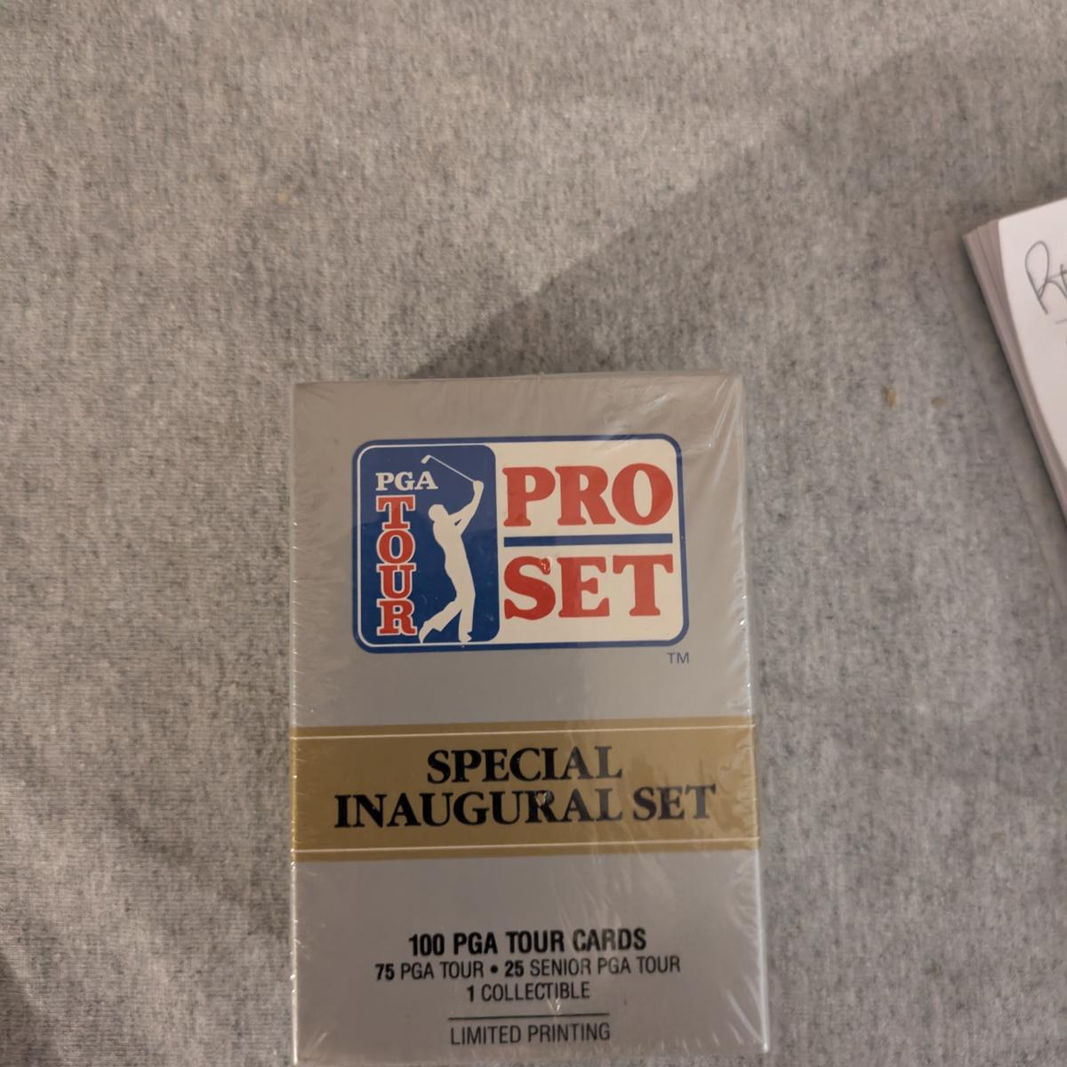 Vintage 1990 Pro Set PGA Tour Special Inaugural Set