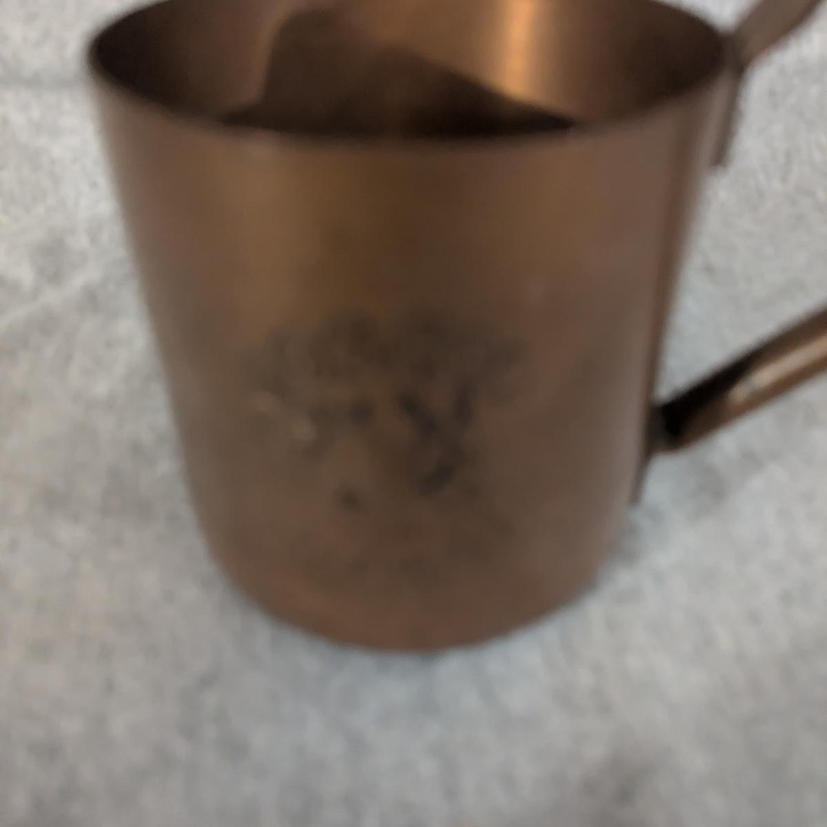 Vintage Copper Mug with Handle