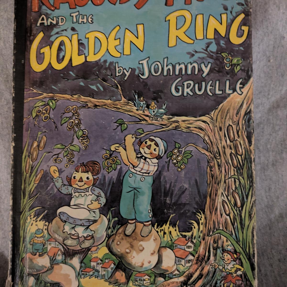 Vintage 1961 Raggedy Ann and The Golden Ring Book