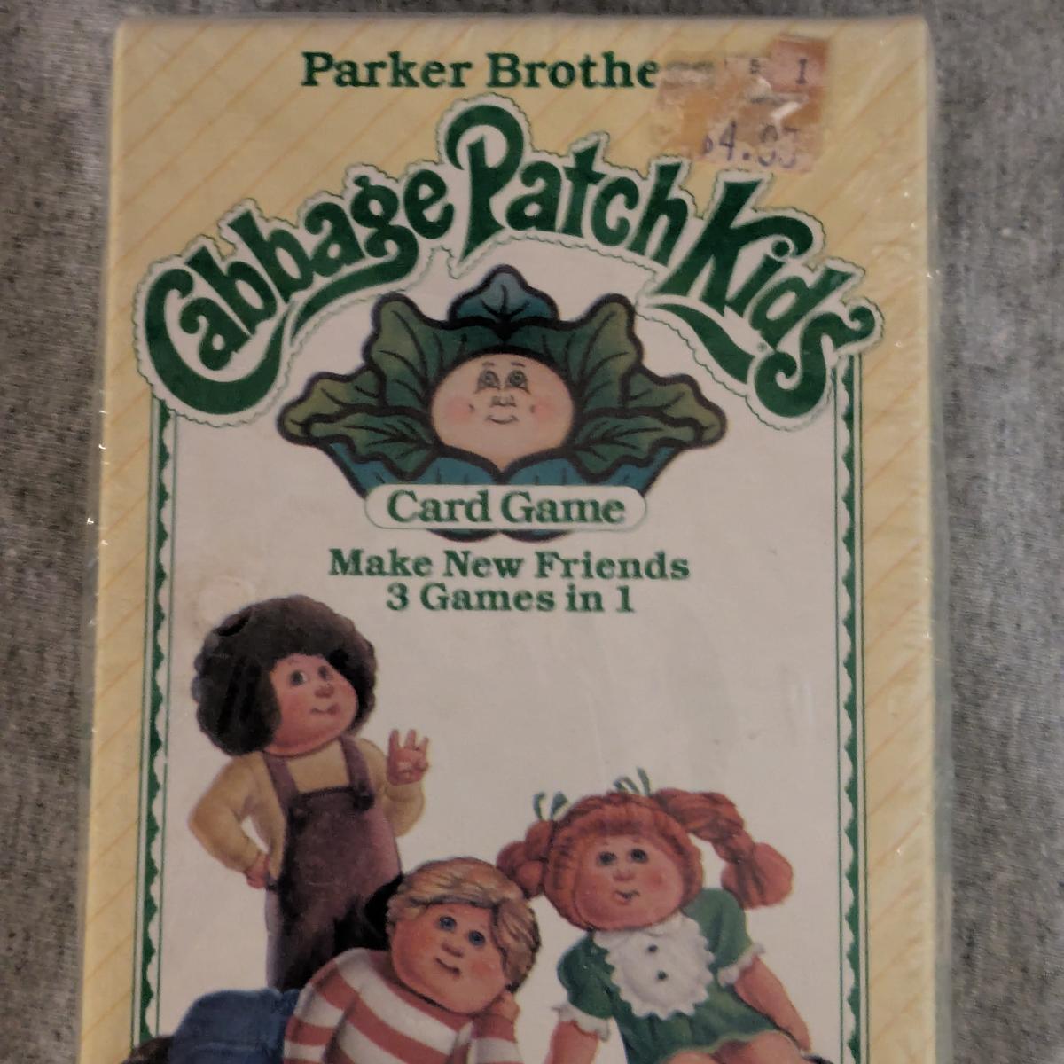 Vintage 1983 Cabbage Patch Kids Card Game - New Old Stock