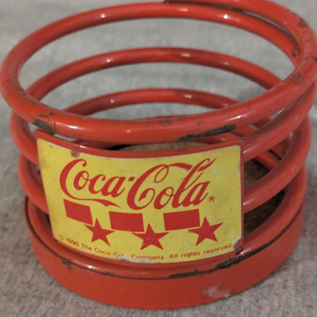 Vintage 1990 Coca-Cola Red Can Drink Dispenser