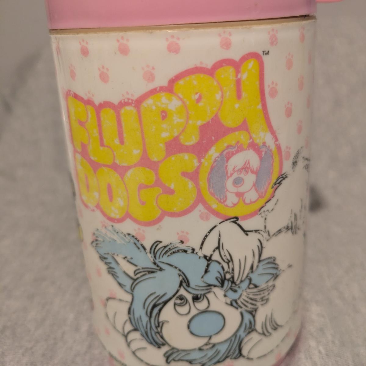 Vintage 1980s Fluppy Dogs Thermos