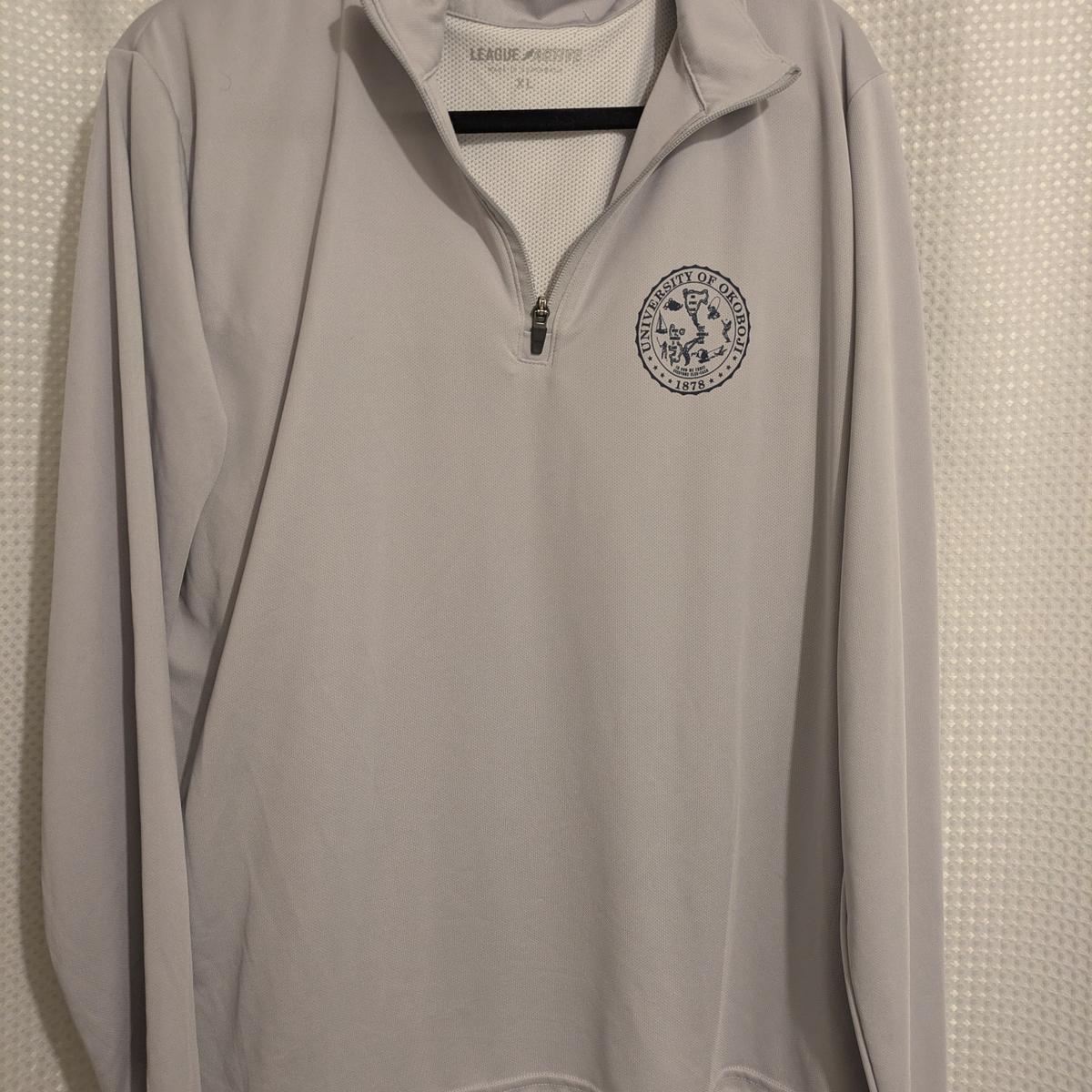 Vintage University of Okoboji Quarter-Zip Pullover (XL)
