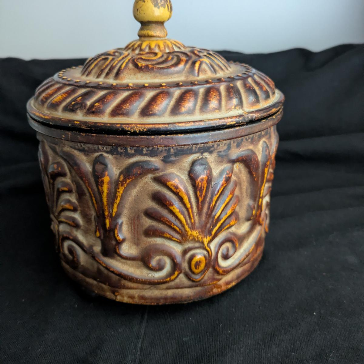 Ornate Vintage Embossed Decorative Box