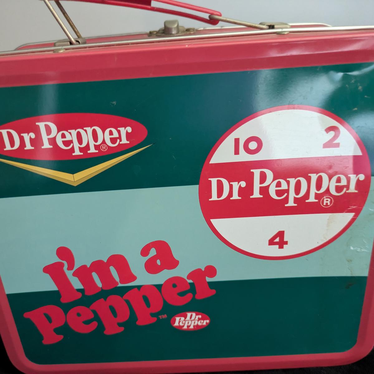 Vintage Dr. Pepper "I'm a Pepper" Lunchbox