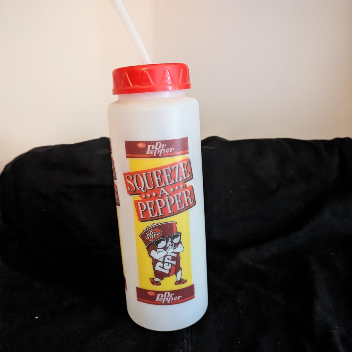 Vintage Dr. Pepper "Squeeze A Pepper" Squeeze Bottle