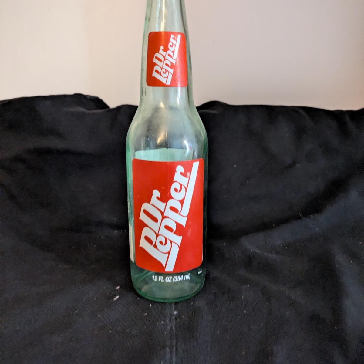 Vintage Dr. Pepper 12 fl oz Green Glass Bottle