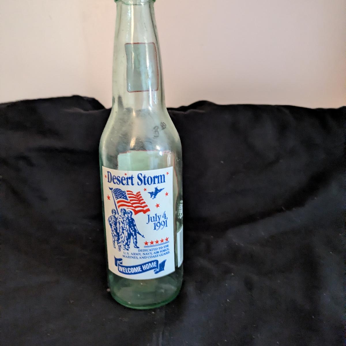 Vintage 1991 Desert Storm Commemorative Bottle