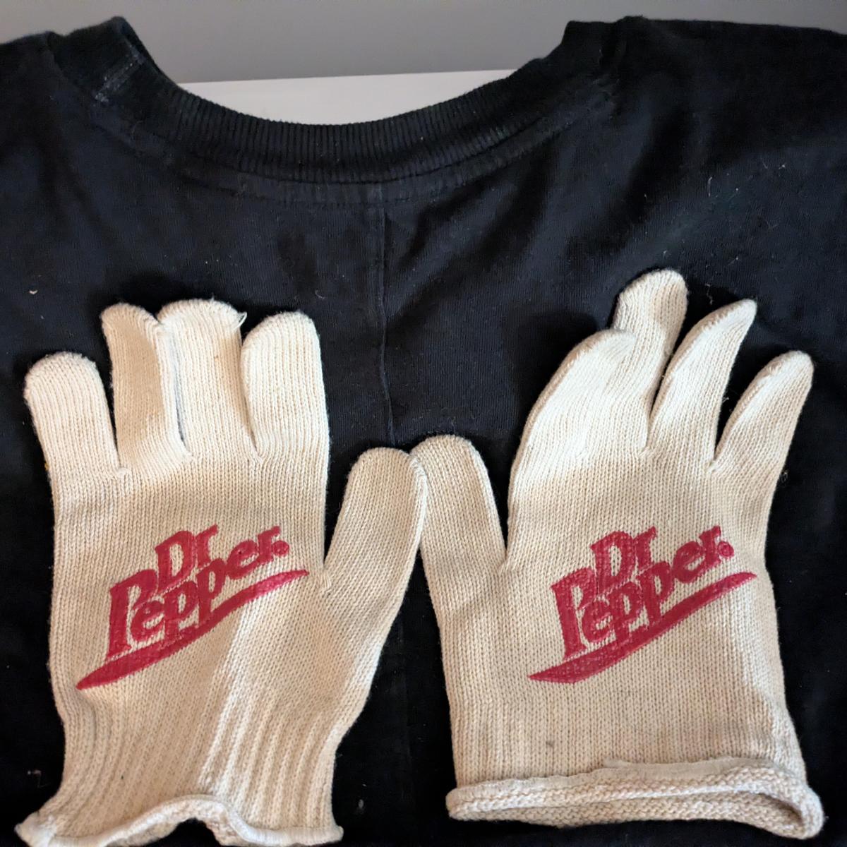 Vintage Dr. Pepper Work Gloves
