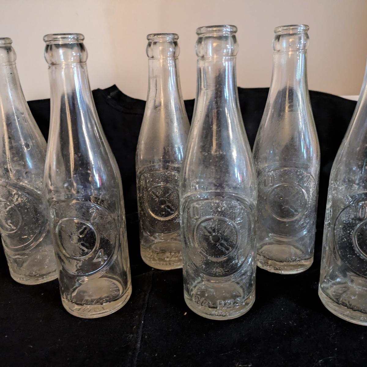 Set of 6 Vintage "The Dolly Pop" Soda Bottles