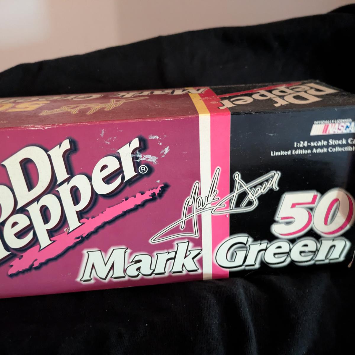 Vintage Dr. Pepper Mark Green #50 NASCAR 1:24 Diecast