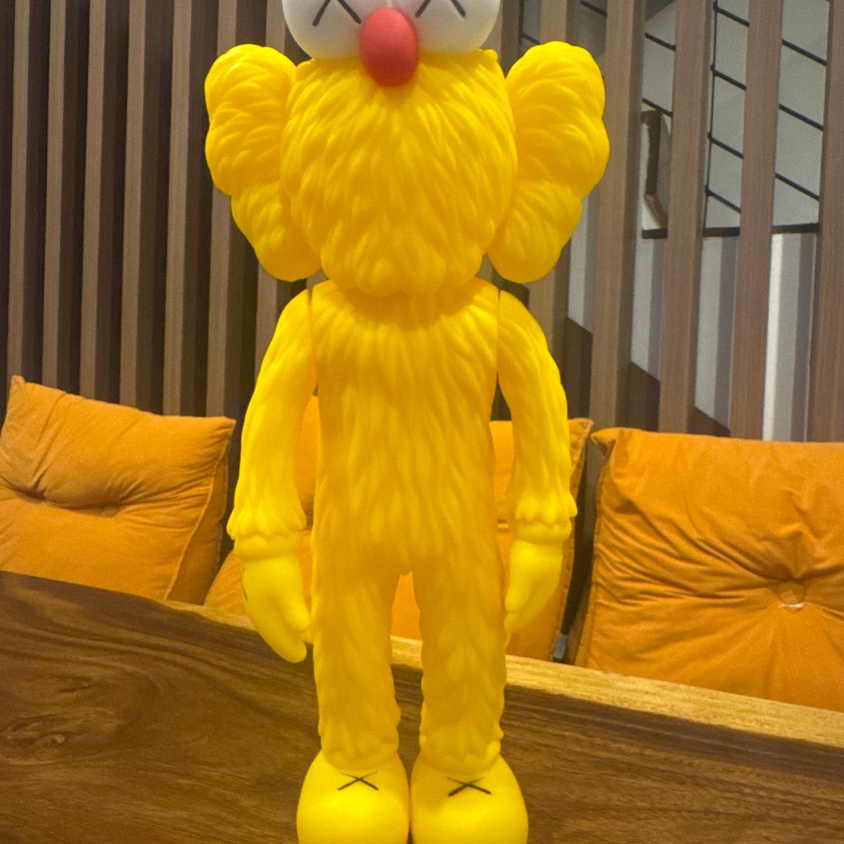 Yellow KAWS Companion Art Figure