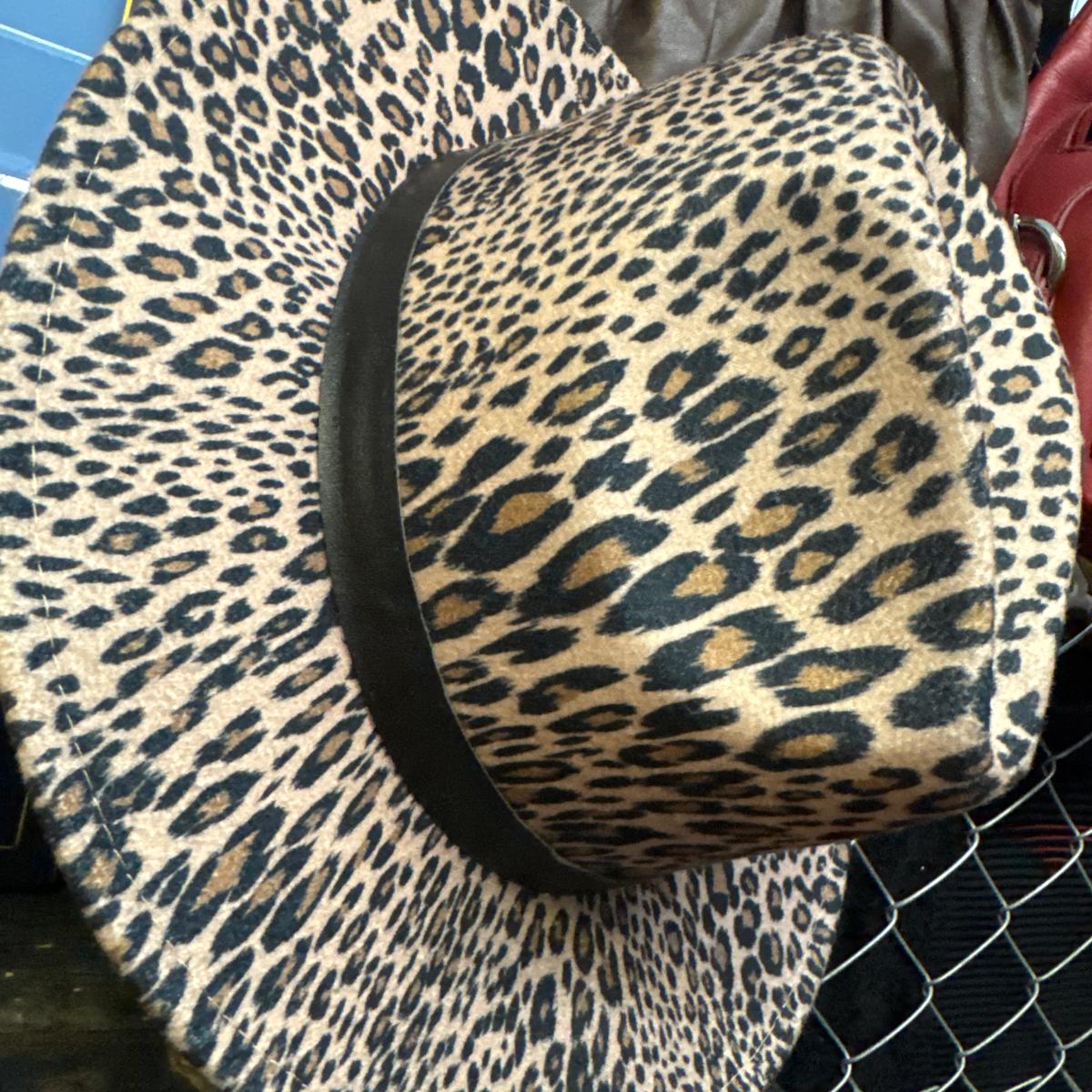 Wild One Leopard Print Fedora
