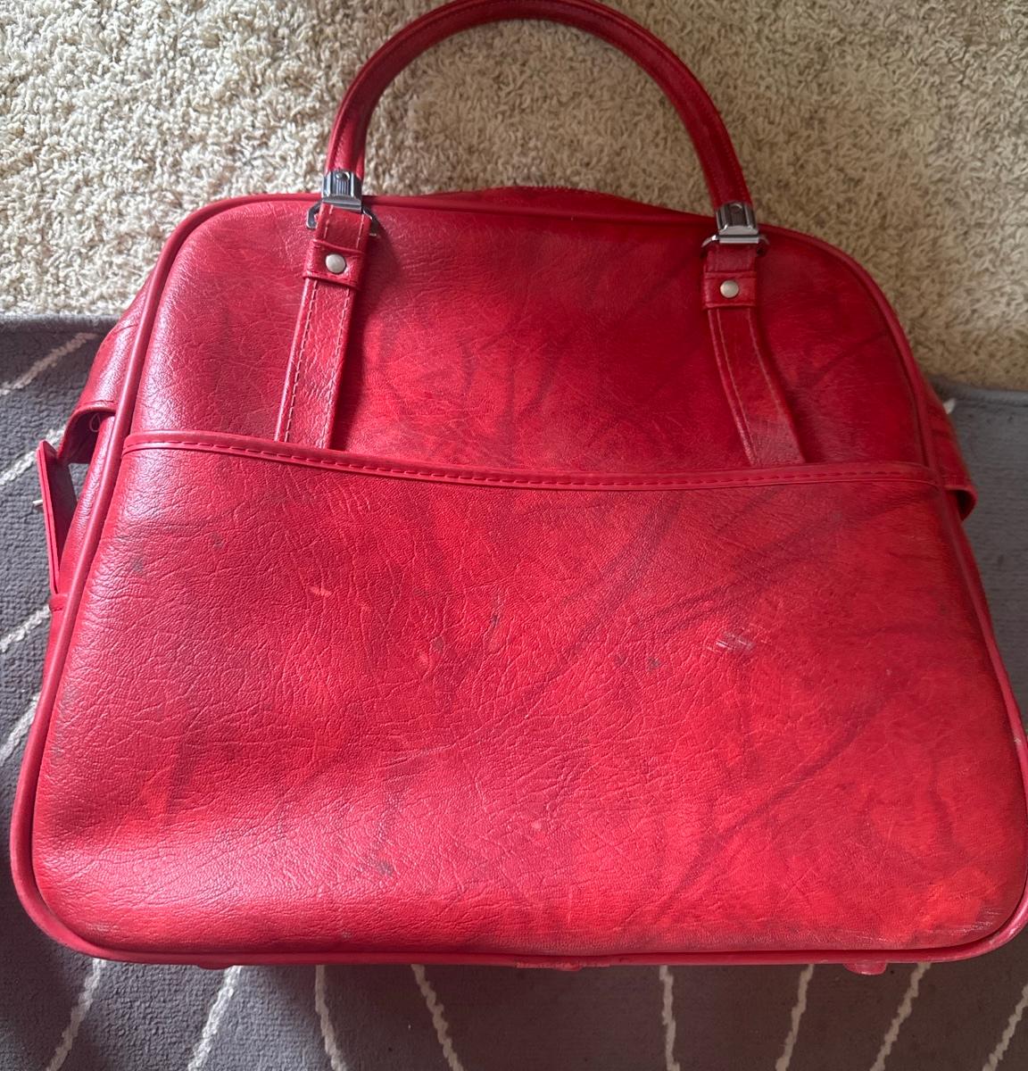 Vintage Escort Red Carry-All Bag