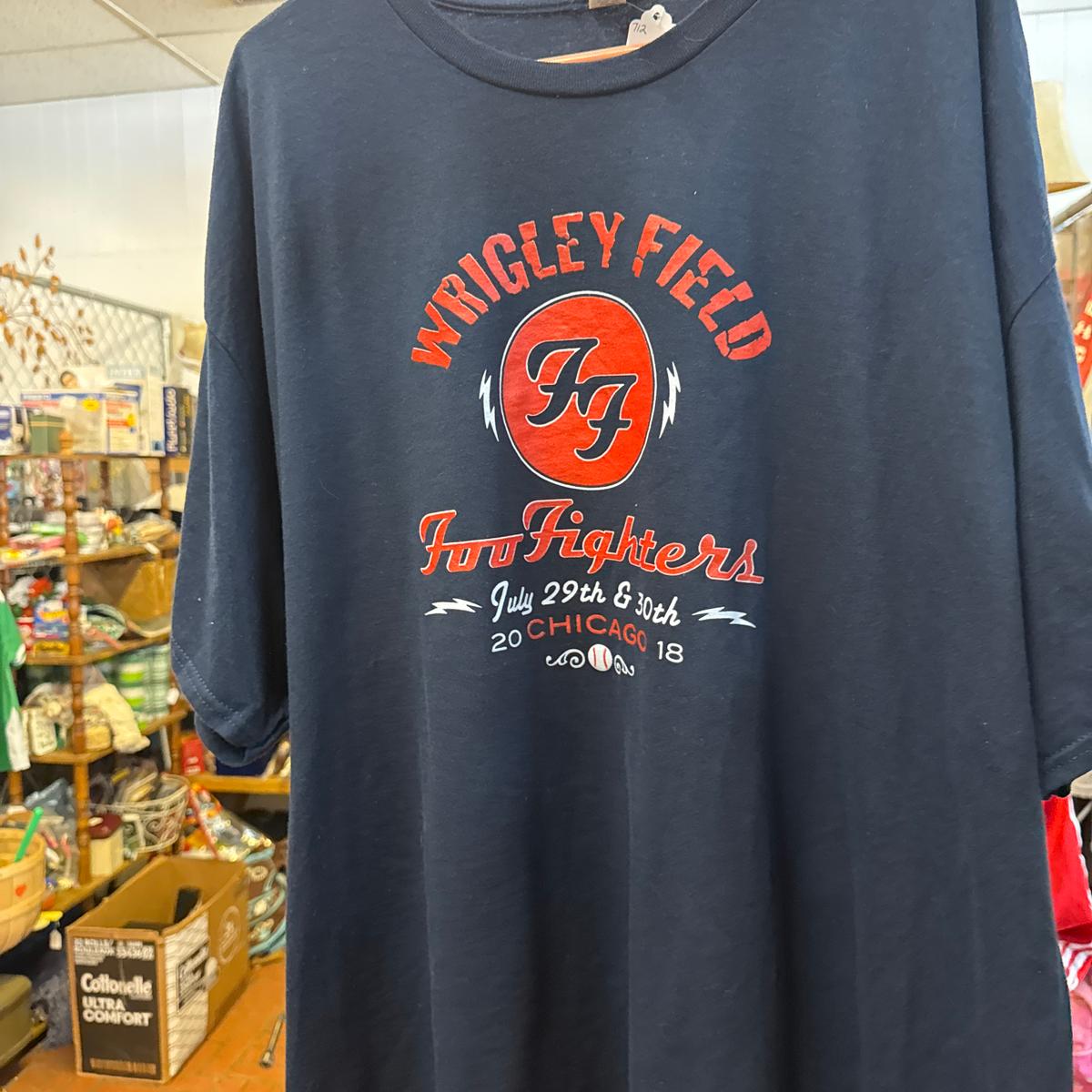 Vintage Foo Fighters Wrigley Field 2018 Concert Tee
